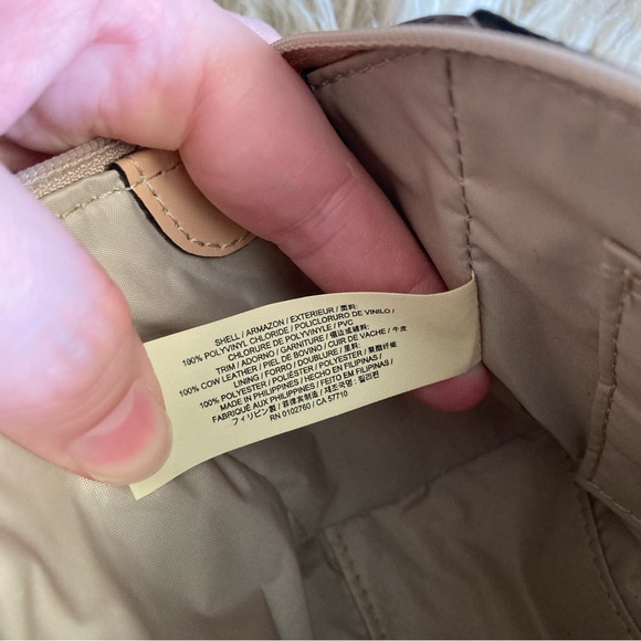 Kate Spade colorful pastel stripe small makeup travel bag - Picture 7 of 10